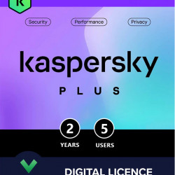 Kaspersky Plus | 5 Dispozitive | 2 Ani | Licență Electronică