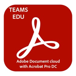 Licență Educațională Adobe Acrobat Pro for Teams, abonament anual