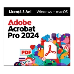 Adobe Acrobat Pro 2024 | Desktop Windows | Plată Unică | Termen 3 Ani