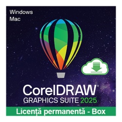 Licență CorelDRAW Graphics Suite 2025 BOX - licență permanentă