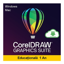 Licență CorelDRAW Graphics Suite 2025 Educațională - abonament 1 An