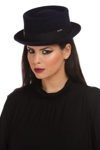 Palarie fedora catifelata