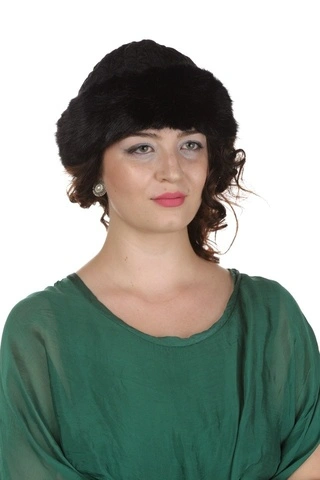 Caciula dama iarna, culoare negru