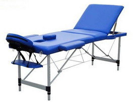 Masa masaj plianta - Aluminiu 3 Albastru