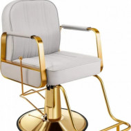 Scaun coafor, frizerie D - Crem Gold