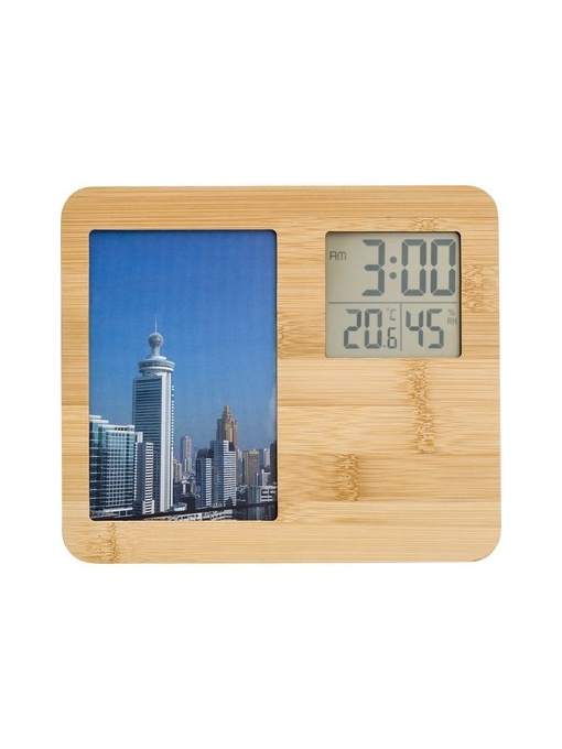 AX™ Bamboo weather station, photo frame