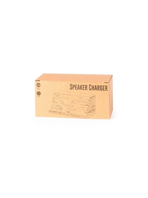 AX™ Bamboo wireless speaker 3W, wireless charger 10W