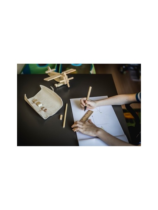AX™ School set, pencil case, pencil, ball pen, ruler, eraser and pencil sharpener | Lauren