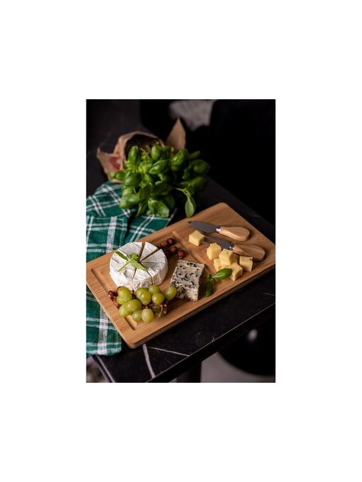AX™ Set de brânză din bambus | Annie