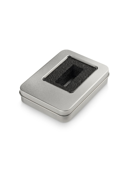 BLUE C™ Large tin box for smaller USB flash drives (with inset)
