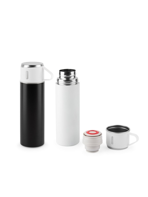 hi!™ COMANECI Sticlă din oțel inoxidabil cu perete dublu (90% reciclat) cu finisaj mat 490 mL - Img 1