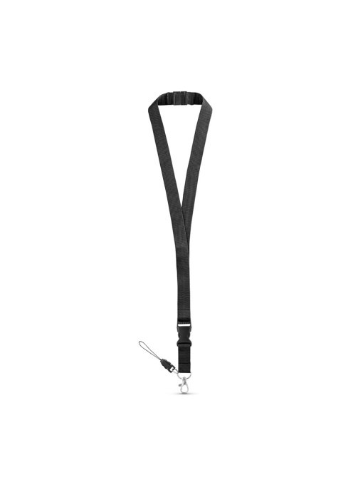 hi!™ MURRAY Polyester Lanyard with Metal Carabiner