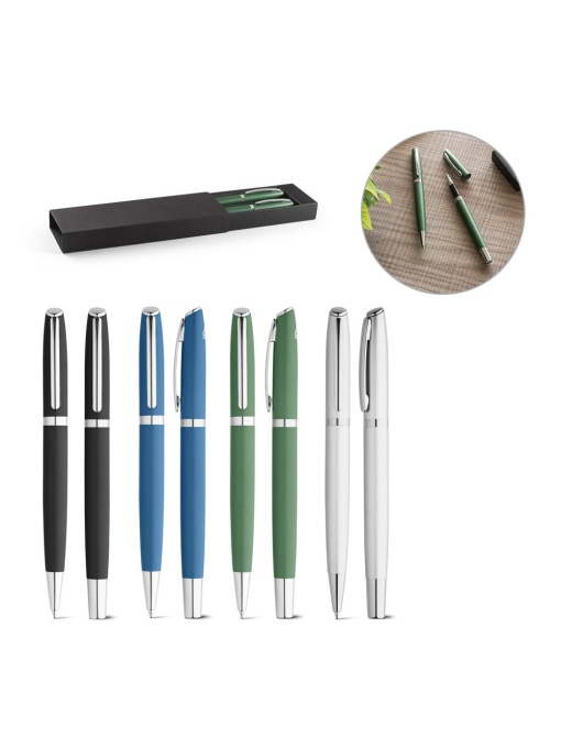 hi!™ RE-LANDO-SET Set de pix și roller cu corpul din aluminiu reciclat (100% rAL) - Img 1