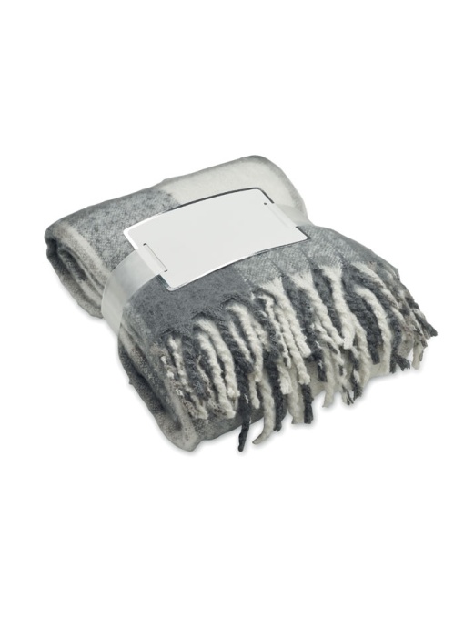 MO™ Quet – Checked mohair blanket