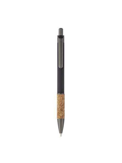 ON™ Aluminum pen with cork handle, burnished clip, top and tip