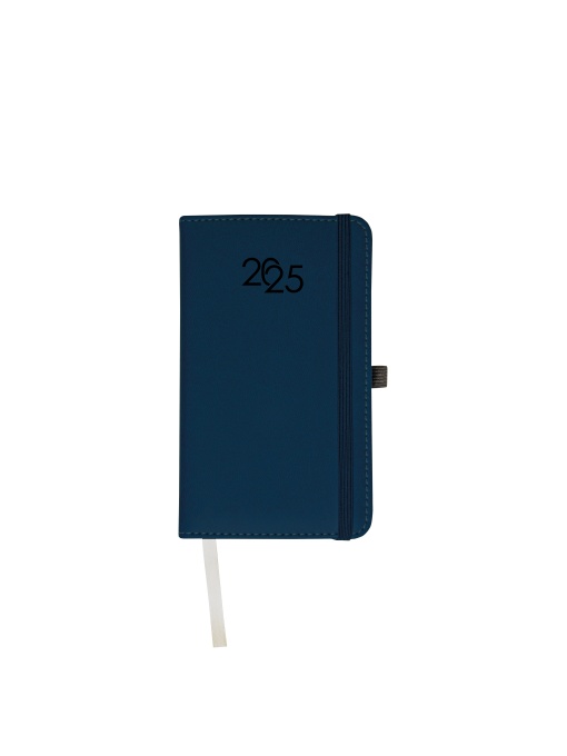 ON™ Daily diary 2025 with cover with edge stitching, pen holder and white paper