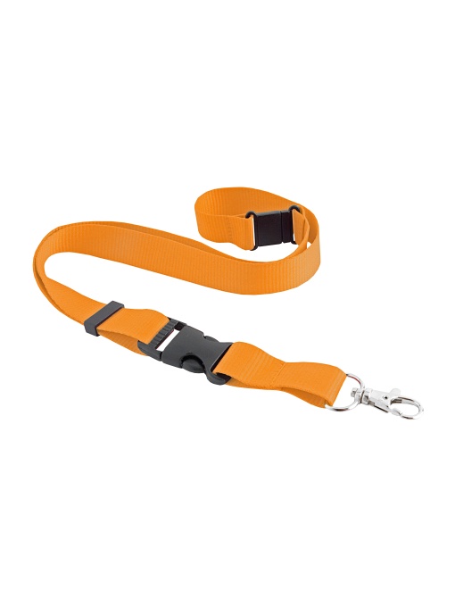 ON™ Lanyard with snap hook, safety release and key release clasps
