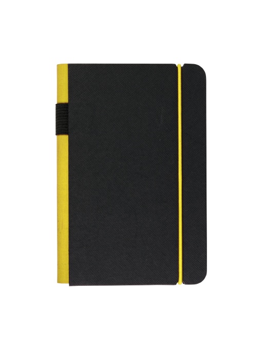 ON™ Notebook din carton cu elastic colorat, foi dictando (100 pagini) și buzunar interior