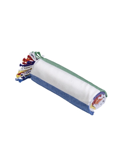 ON™ Prosop de plajă cu franjuri din bumbac reciclat, dimensiune 90x170 cm