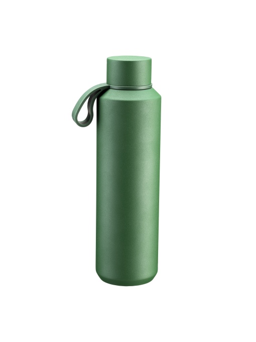 ON™ Stainless steel thermal bottle with TPR (thermoplastic rubber) handle, 630 ml