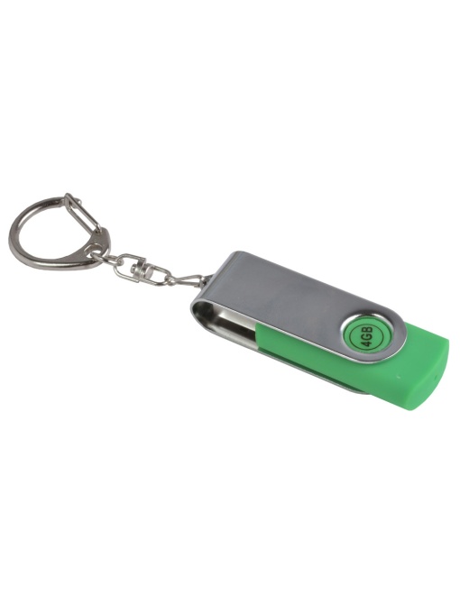 ON™ Rotatable, 4 GB, rubberised ABS/metal pen drive. Upload on request with delivery in 2 week