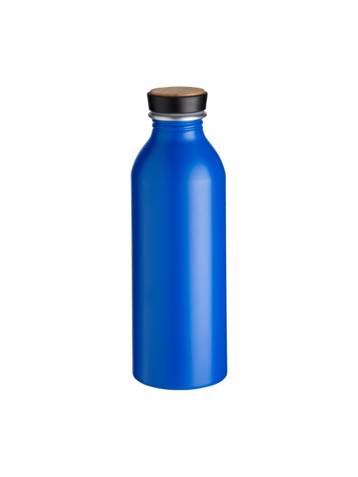 ON™ Sticlă de apă din aluminiu cu inserție din bambus, 500 ml