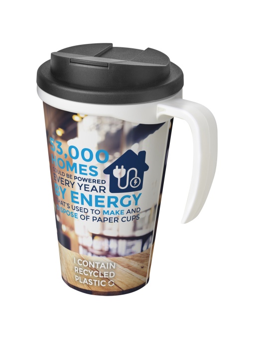 PF™ Brite-Americano® Grande 350 ml mug with spill-proof lid