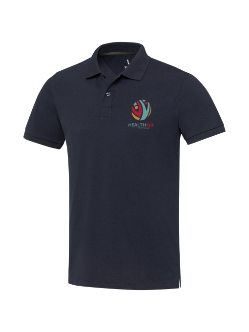 PF™ Emerald polo unisex cu mânecă scurtă din material reciclat Aware™ - Img 1
