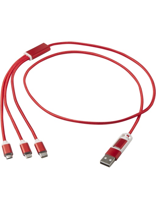 PF™ Versatile 5-1 recycled aluminium charging cable
