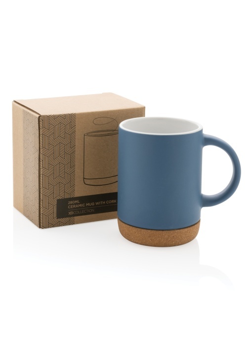 XD™ Ceramic mug with cork base 280ml - Img 1