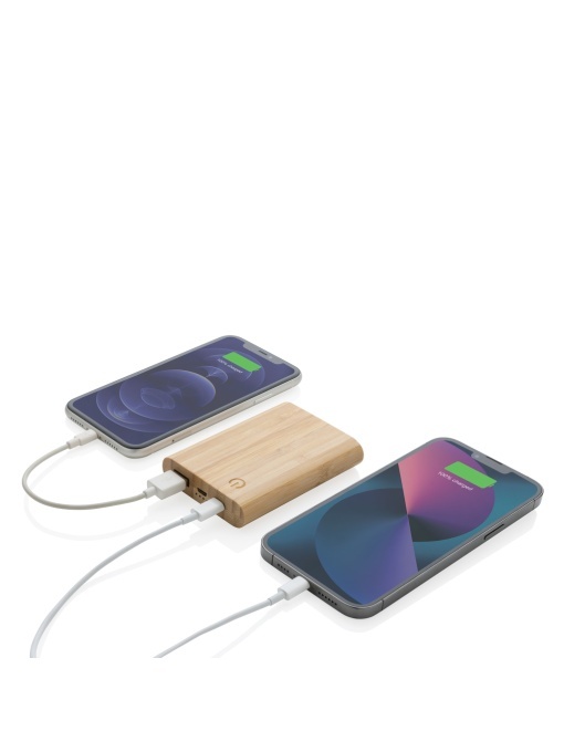 XD™ Powerbank 5.000 mAh din bambus - Img 1