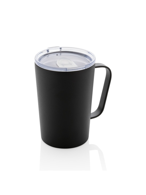 XD™ RCS Recycled stainless steel modern vacuum mug with lid