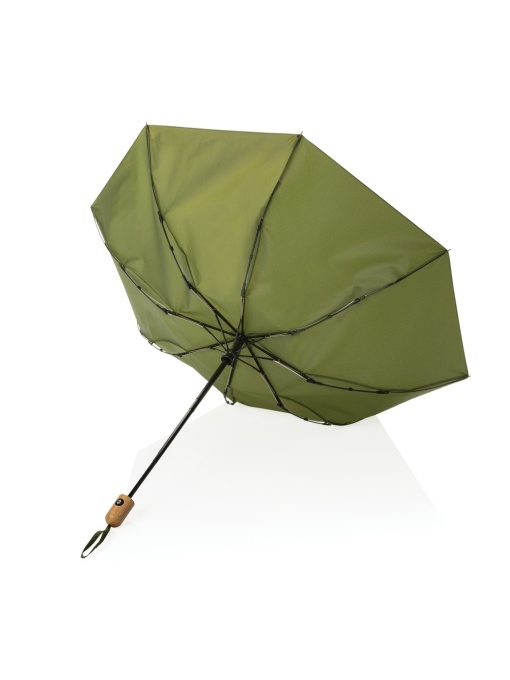 XD™ Umbrelă automată/deschis/închis 21&quot; Impact Aware™ RPET 190T cu bambus - Img 1