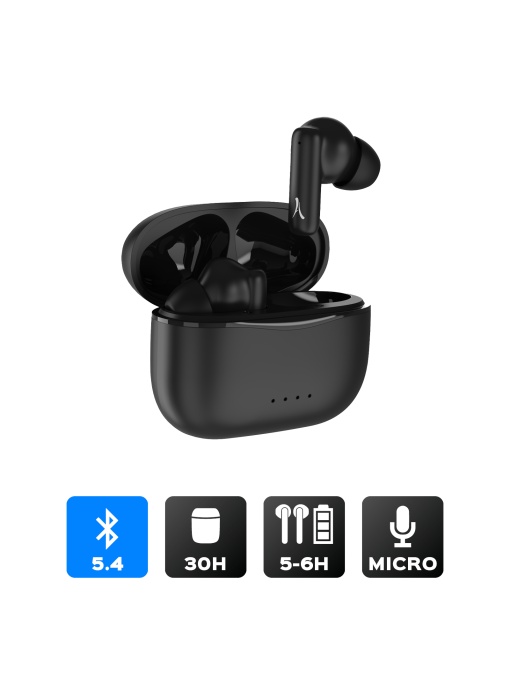 AK™ AKARI Căști Bluetooth True Wireless negre