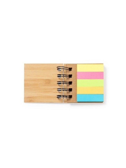 AX™ Bamboo memo holder, sticky notes