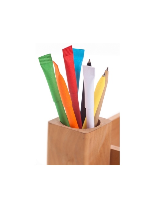 AX™ Rolled paper ball pen with cap | Debra