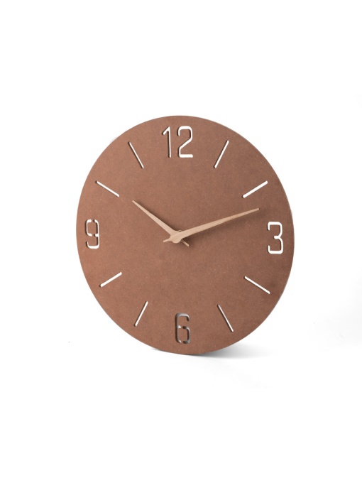 BLUE C™ Wall clock NATURAL