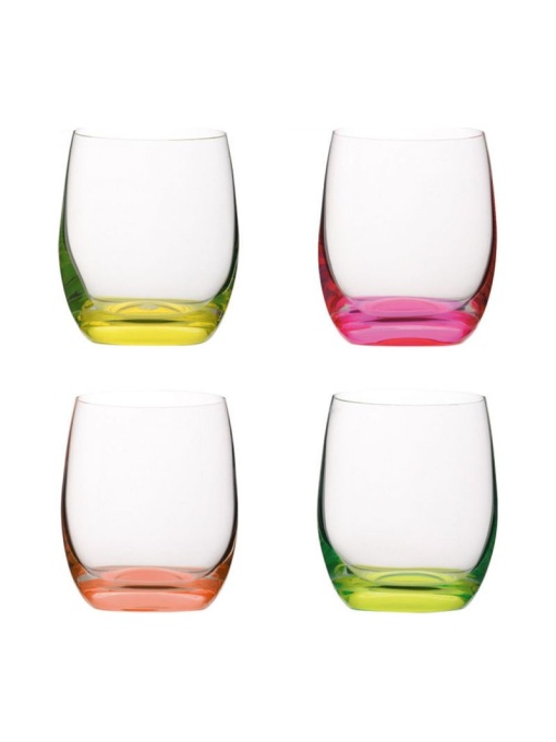 CM™ HATTA set of 4 neon glasses