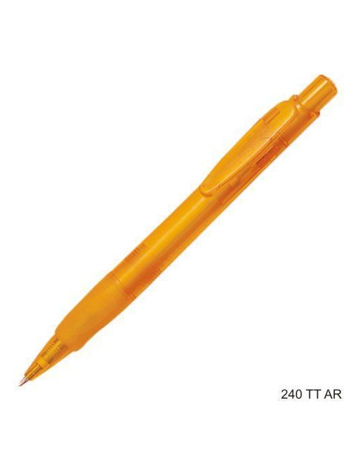 Gathered™ 240TT Plastic Stilus Pen, fully colored, transparent