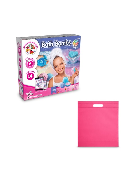 hi!™ Bath Bombs Kit IV Joc educațional furnizat cu o pungă cadou nețesută (80 g/m²)