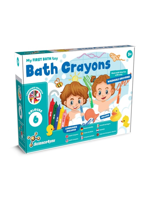 hi!™ BATH CRAYONS. Jucării didactice pentru copii