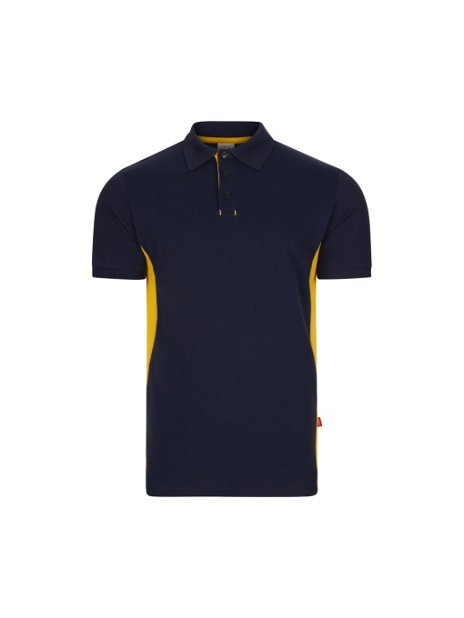 hi!™ VL SUPAY Tricou polo piqué bicolor (180g/m²), cu mânecă scurtă, din bumbac (60%) și poliester (40%)