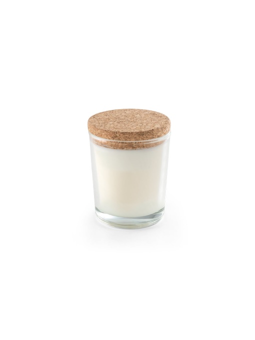 hi!™ ZEN 80 Lumânare aromatică într-un pahar de sticlă cu capac de plută 80 g