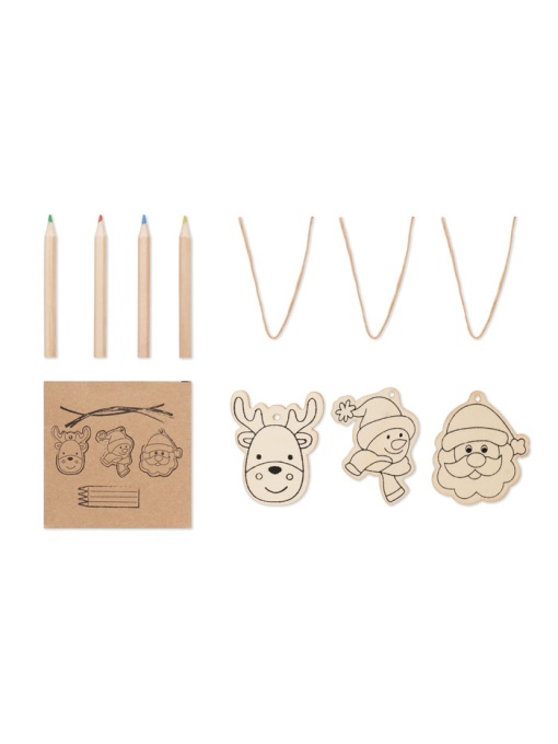 MO™ Funcool – Set de ornamente din lemn pentr