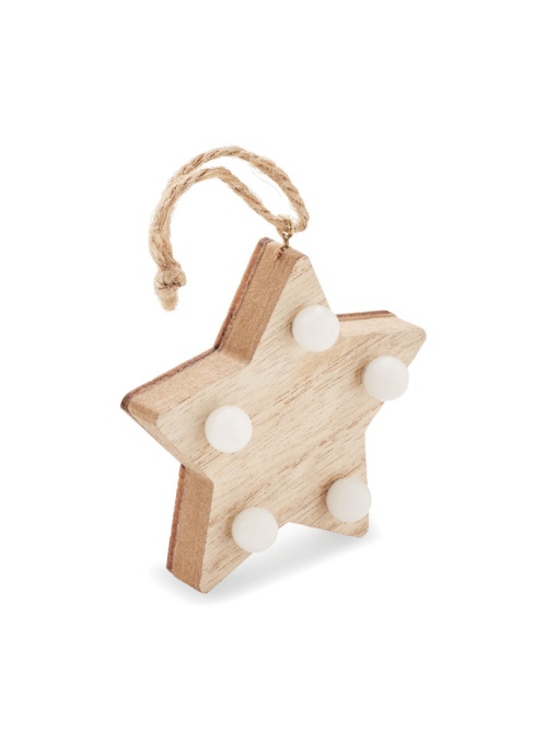 MO™ Lalie – Wooden star decoration with light