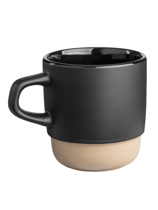 ON™ 320 ml ceramic mug. Stackable. With matte exterior and glossy interior - Img 1