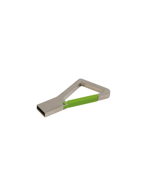 ON™ 4 GB metal pen drive with snap hook. Upload on request with delivery in 2 weeks