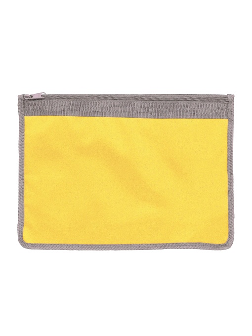 ON™ 420D polyester brief folder, zip closure