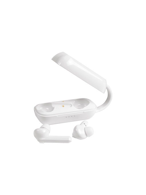 ON™ Bluetooth earbuds with charging box, with silicone handle and micro USB cable included