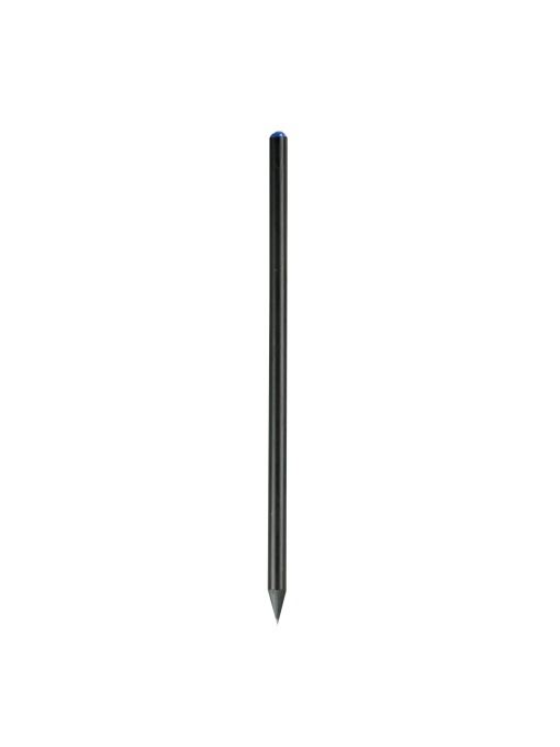 ON™ Black wooden pencil with graphite lead, black wood, cylindrical cross-section
